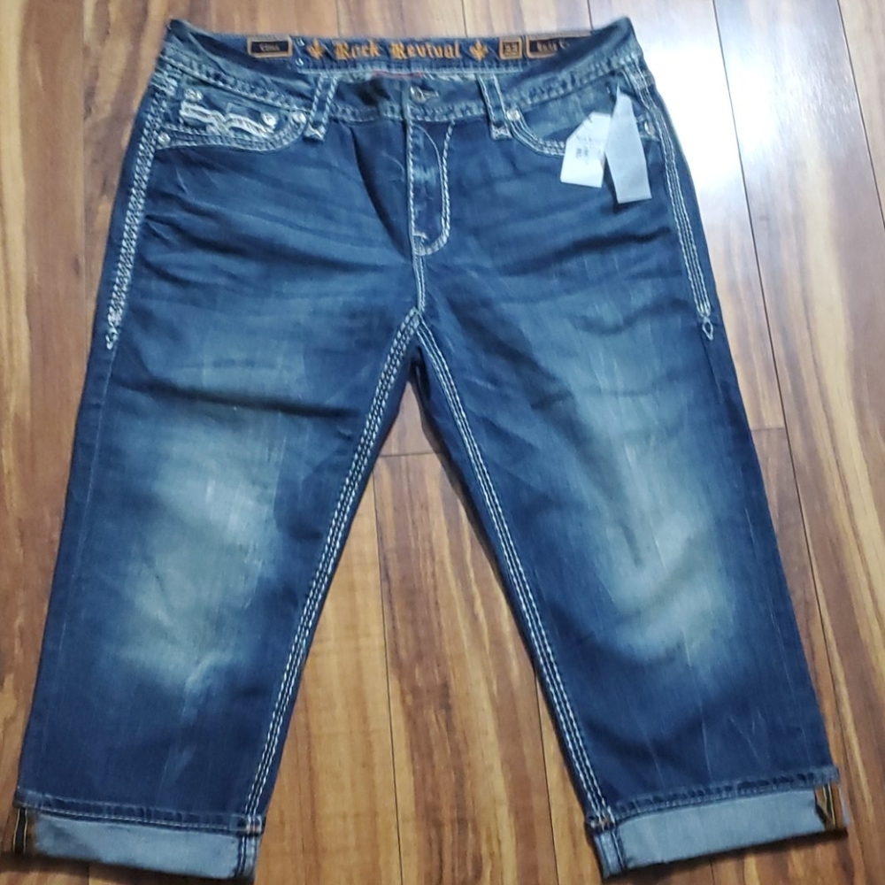 Rock Revival easy crop jeans